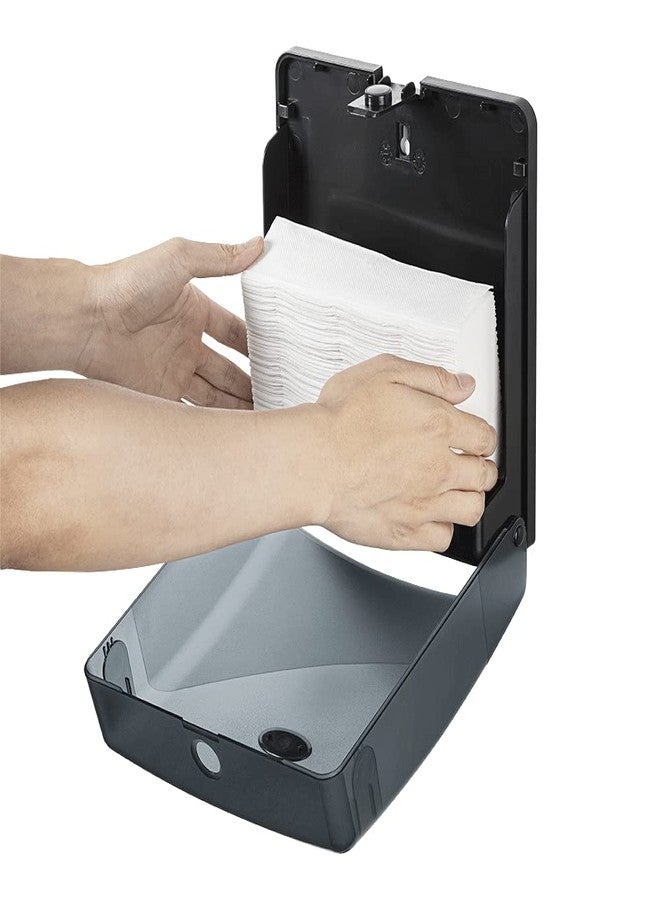 EZPULL EZbrnd Wall Mount SLIMFOLD Hand Towel Dispenser for Kitchen/Washroom/Office/RV/Airbnb, Pearl Black, 3210B-EZ - Image 5